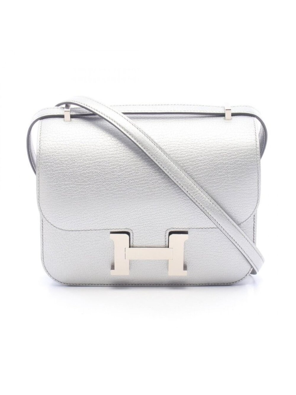 Hermes Shoulder Bag Constance 3 Mini Argent